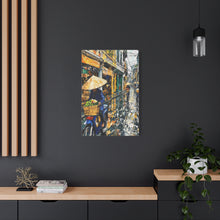 Load image into Gallery viewer, "Morning Market Ride" Canvas Wall Art