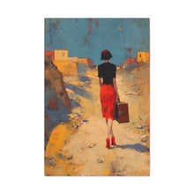 Load image into Gallery viewer, "Red Departure" Canvas Wall Art