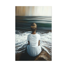 Load image into Gallery viewer, "Crowned Stillness" Canvas Wall Art