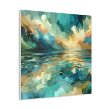 Load image into Gallery viewer, “Modern Waterscape” Canvas Wall Art