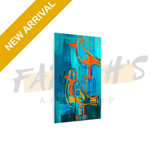 Load image into Gallery viewer, Blue Flight Theory Abstract Canvas Wall Art