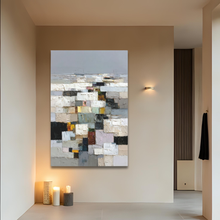 Load image into Gallery viewer, Winterstone Mosaic Canvas Wall Art