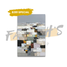 Load image into Gallery viewer, Winterstone Mosaic Canvas Wall Art