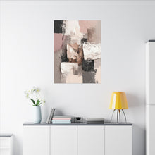 Load image into Gallery viewer, Whispers in Neutral Stone Canvas Wall Art