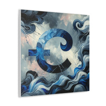 Load image into Gallery viewer, “Tides of Isolation” Cancer Canvas Wall Art