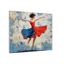 Load image into Gallery viewer, Scarlet Motion Canvas Wall Art