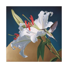 Load image into Gallery viewer, Humming Lily Canvas Wall Art