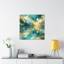 Load image into Gallery viewer, “Modern Waterscape” Canvas Wall Art