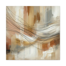 Load image into Gallery viewer, “Neutral Rhythm” Canvas Wall Art