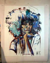 Load image into Gallery viewer, Black American Woman Canvas Art Panel