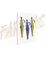 Load image into Gallery viewer, Three the Hardway Canvas Art