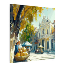 Load image into Gallery viewer, &quot;Golden Hour at the Market&quot; Canvas Wall Art

