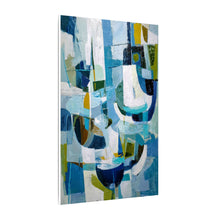 Load image into Gallery viewer, Azure Rhythm Canvas Wall Art
