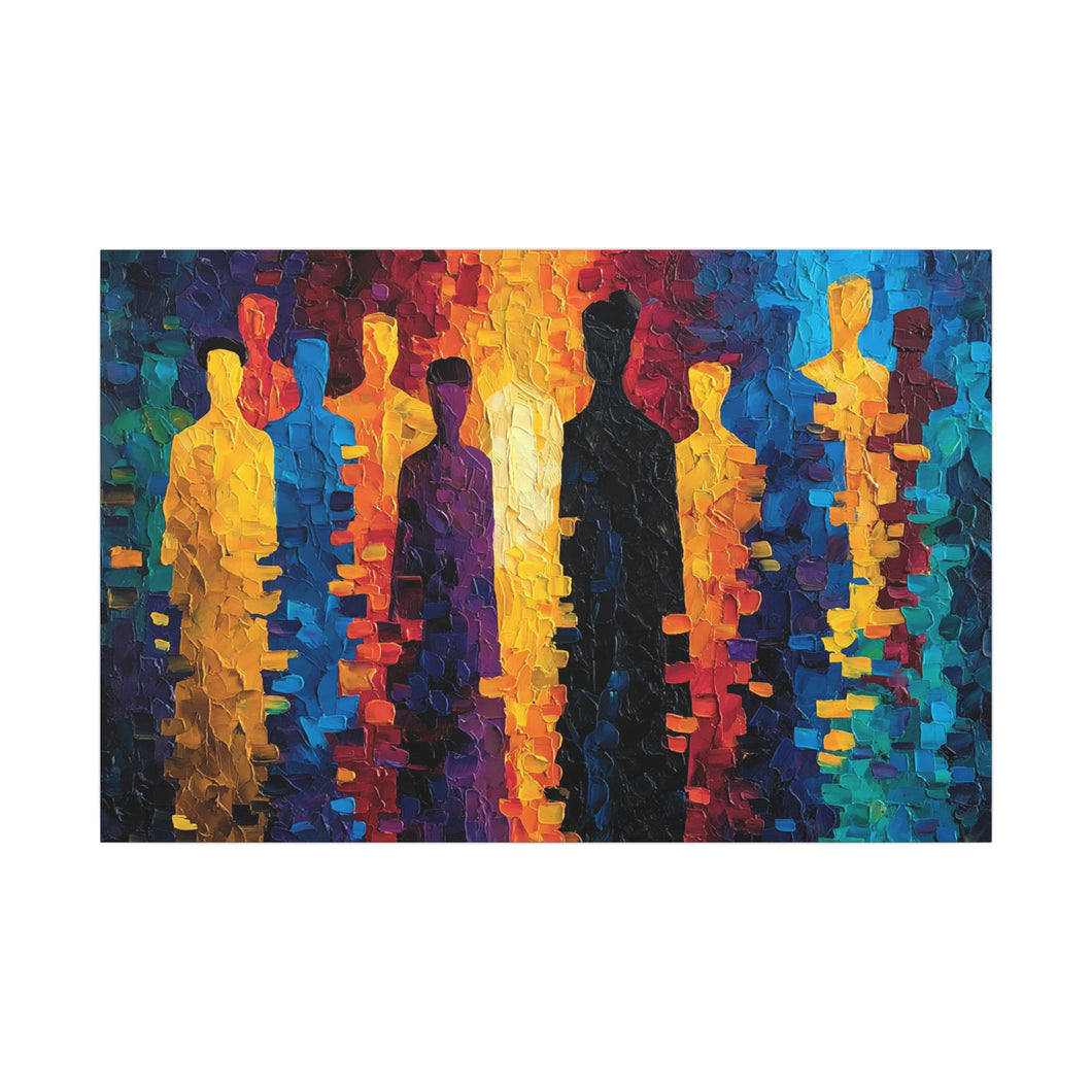 Spectrum of Souls Canvas Wall Art