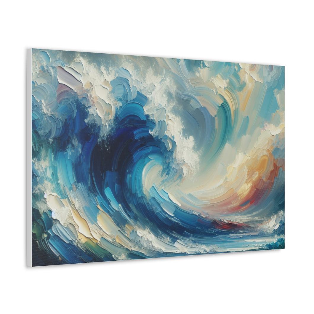 “Frozen Stillness” Canvas Wall Art