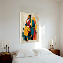 Load image into Gallery viewer, Saffron Poise Canvas Wall Art
