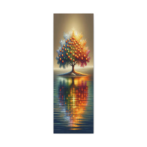 “Luminous Arboretum” Canvas "Slim" Wall Art