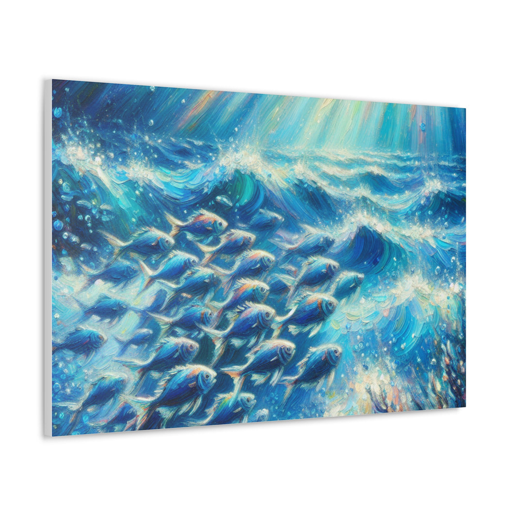 “Ocean Whisper”Canvas Wall Art