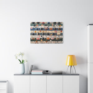"Gridiron Garden" Canvas Wall Art