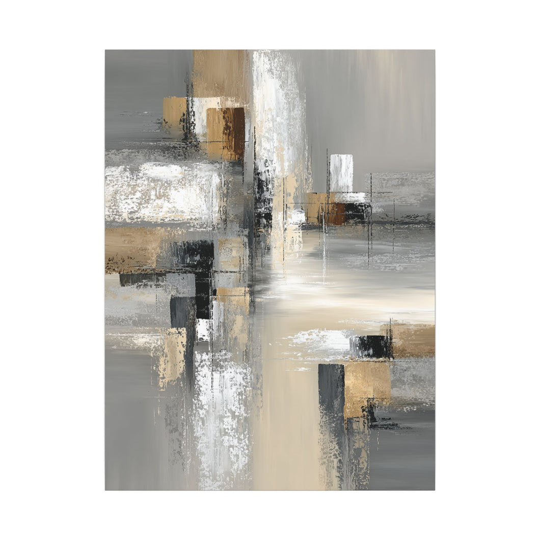 Silent Geometry Canvas Wall Art