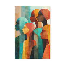Load image into Gallery viewer, “Hues in Formation&quot; Canvas Wall Art
