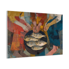 Load image into Gallery viewer, &quot;Gathering of Hands &amp; Tides&quot; Canvas Wall Art
