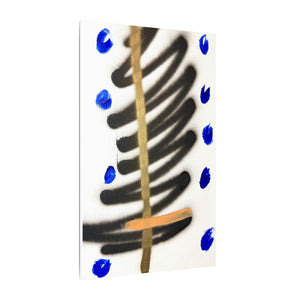 “Midnight Frond” Canvas Wall Art
