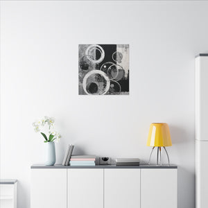 Monochrome Echoes Canvas Wall Art