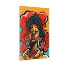 Load image into Gallery viewer, &#39;Crowned in Vibes&#39; Canvas Wall Art

