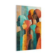 Load image into Gallery viewer, “Hues in Formation&quot; Canvas Wall Art
