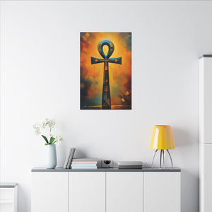 Celestial Gate Ankh Heaven Canvas Wall Art