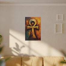 Load image into Gallery viewer, Sun-born Ankh Heaven Canvas Wall Art

