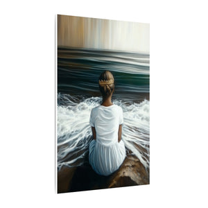 "Crowned Stillness" Canvas Wall Art