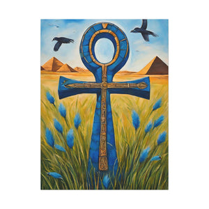Desert Blue Canvas Wall Art