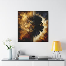 Load image into Gallery viewer, “Shadowed Glory” Leo -Canvas Wall Art
