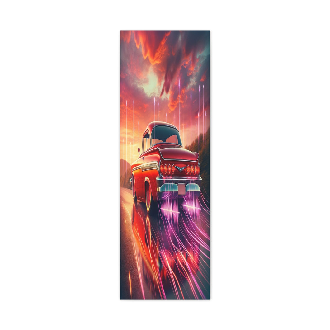 Sunset Drive Symphony Canvas Wall Art