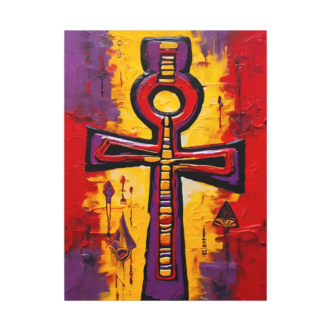 Rebirth of Flame Ankh Heaven Painting