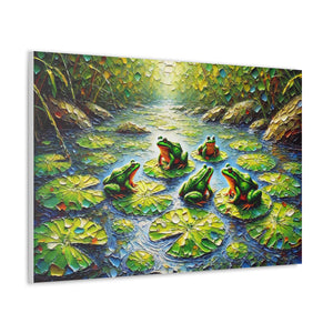 'Creekside Serenade' Canvas Wall Art