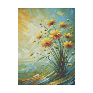 “Golden Serenade“ Canvas Wall Art