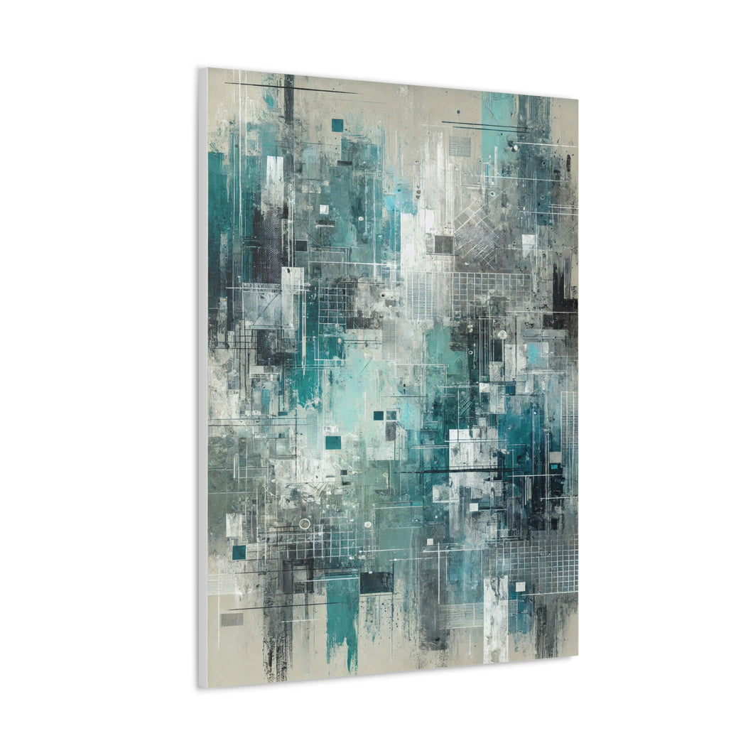 Frosted Echoes Canvas Wall Art