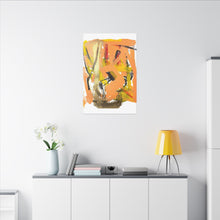 Load image into Gallery viewer, “Peach Fuzz” Abstract Canvas Wall Art
