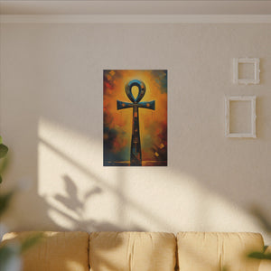 Celestial Gate Ankh Heaven Canvas Wall Art