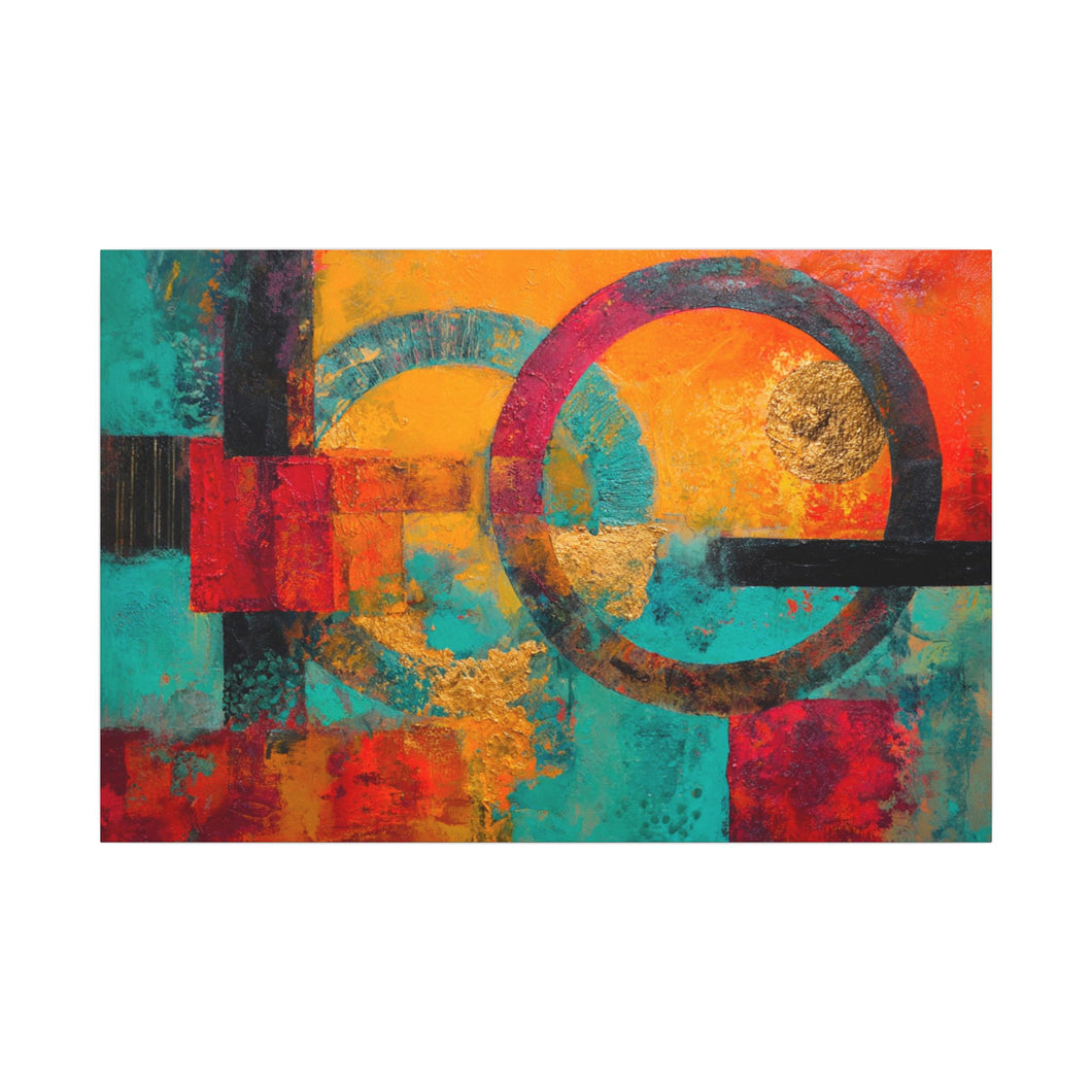 Solar Geometry Canvas Wall Art