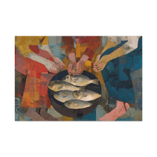 Load image into Gallery viewer, &quot;Gathering of Hands &amp; Tides&quot; Canvas Wall Art
