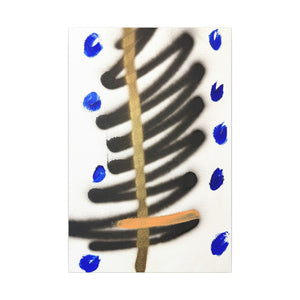 “Midnight Frond” Canvas Wall Art
