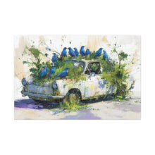 Load image into Gallery viewer, &quot;Blue Claim&quot; Canvas Wall Art
