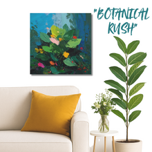 Load image into Gallery viewer, &quot;Botanical Rush&quot; Canvas Wall Art
