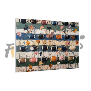 "Gridiron Garden" Canvas Wall Art
