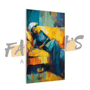 "Twilight Recline" Canvas Wall Art