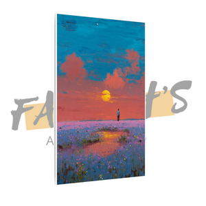 "Sunset Solitude" Canvas Wall Art